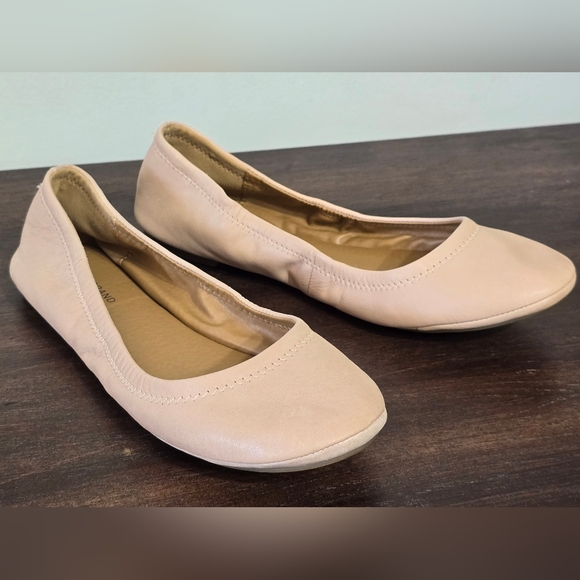 Lucky Brand Women's Emmie Pale Beige Ballet Flat Size 8.5M - Picture 4 of 12